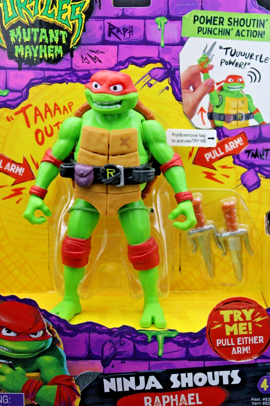 TMNT Teenage Mutant Ninja Turtles Mutant Mayhem Ninja Shouts Raphael