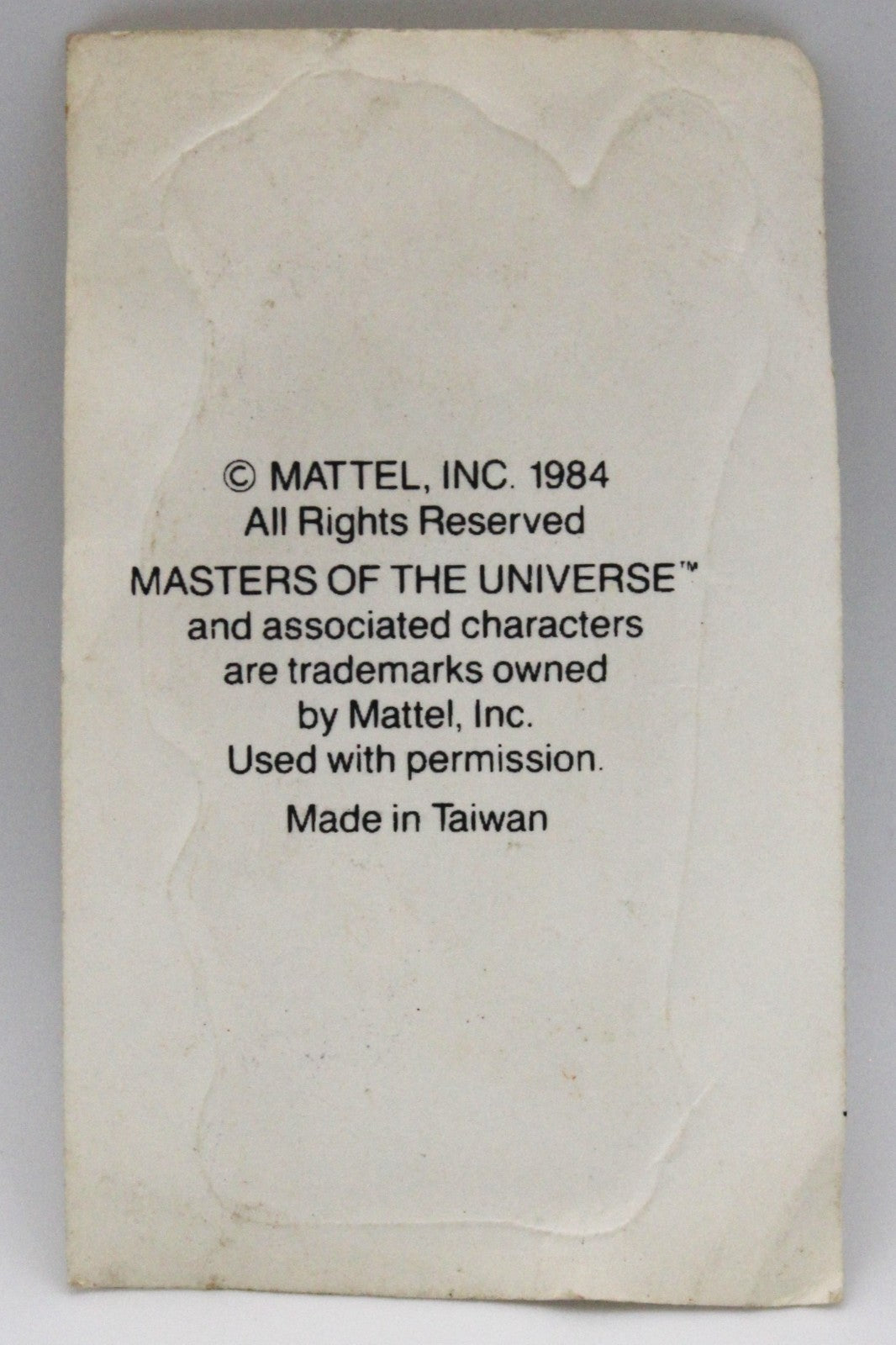 1984 Masters Of The Universe Teela Puffy Sticker Kellogg's Cereal Premium