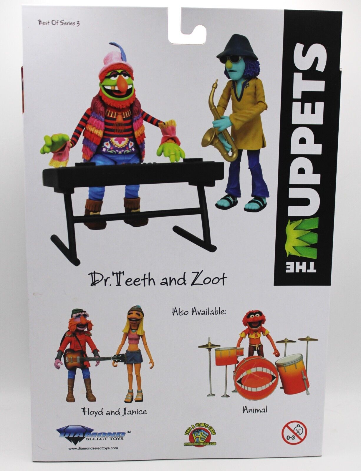 The Muppets: Dr. Teeth & Zoot Action Figures Diamond Select Toys Disney