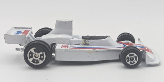 Vintage Yat Ming No. 1308 White Speed #8 Open Wheel Racer Racing Car 1:64 Rare