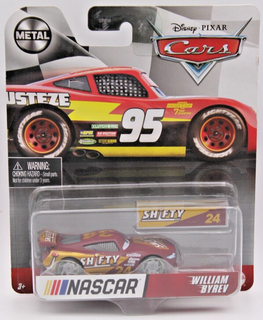 Disney Pixar Cars NASCAR Series #24 William Byrev Shifty 2021 Piston Cup Metal