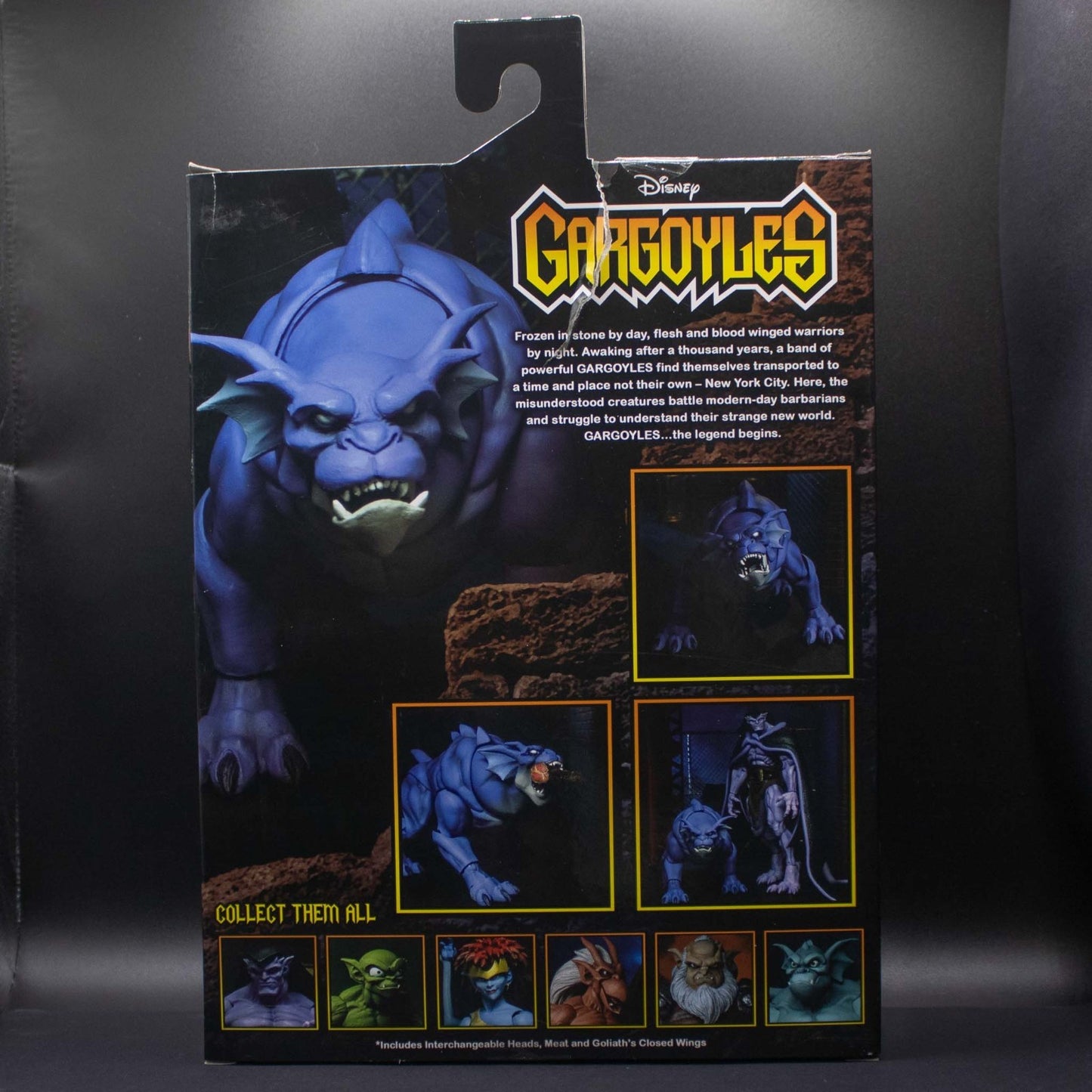 NECA Disney Gargoyles Goliath and Ultimate Bronx Action Figures
