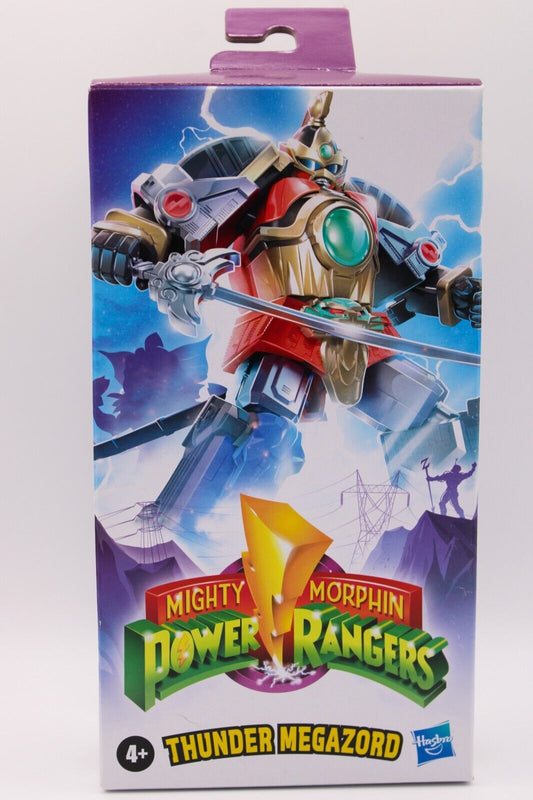 Mighty Morphin Power Rangers Thunder Megazord Retro VHS Style Action Figure 2022