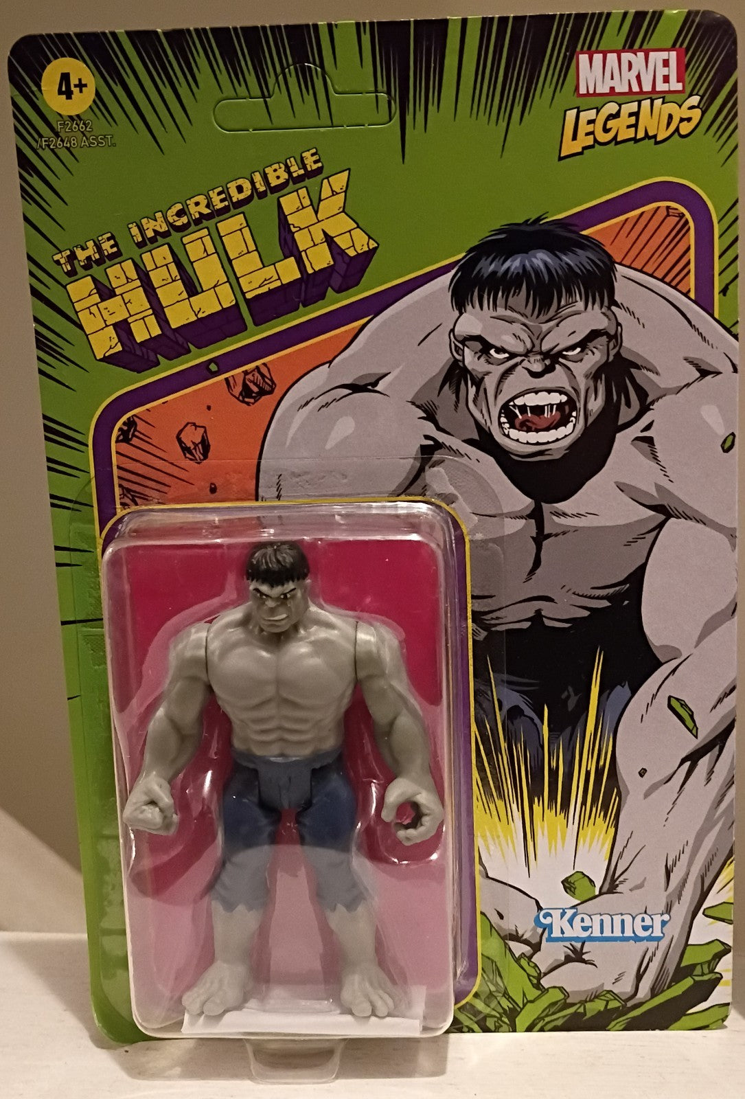 Lot of 3 Marvel Legends Retro Collection Captain America, Hulk, Firestar 3.75"