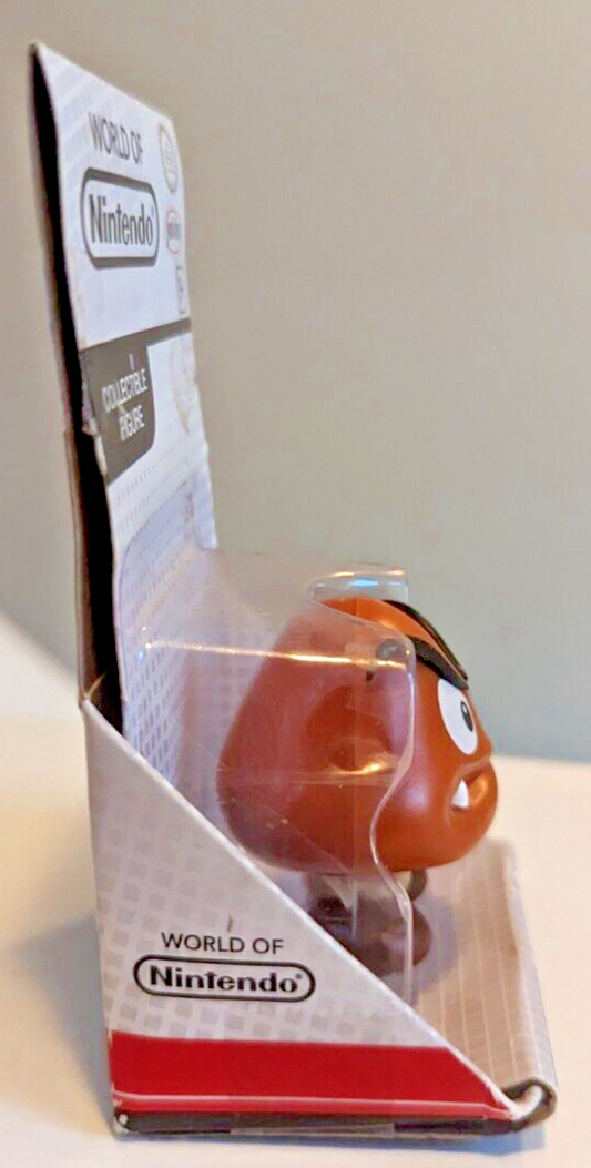 World Of Nintendo Super Mario Goomba 2.5” Figure Checklane Packaging