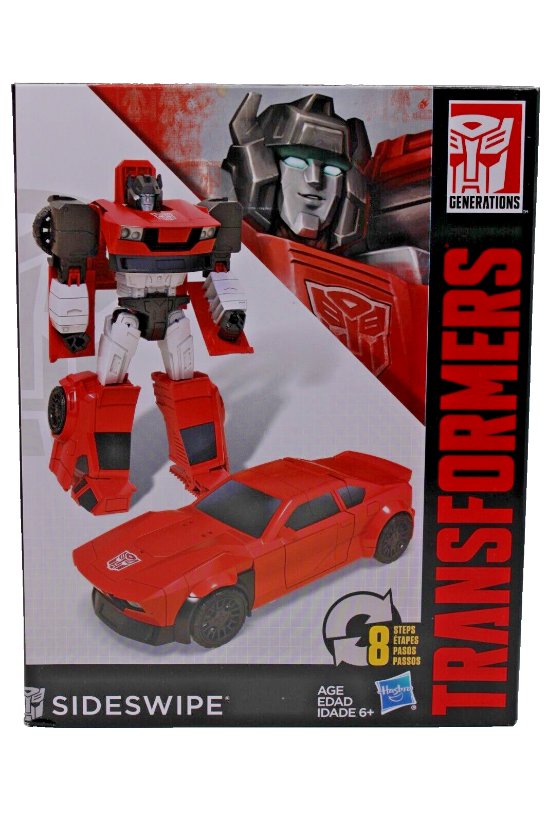 Transformers Generations Sideswipe - Autobot Speedster Muscle Car ...