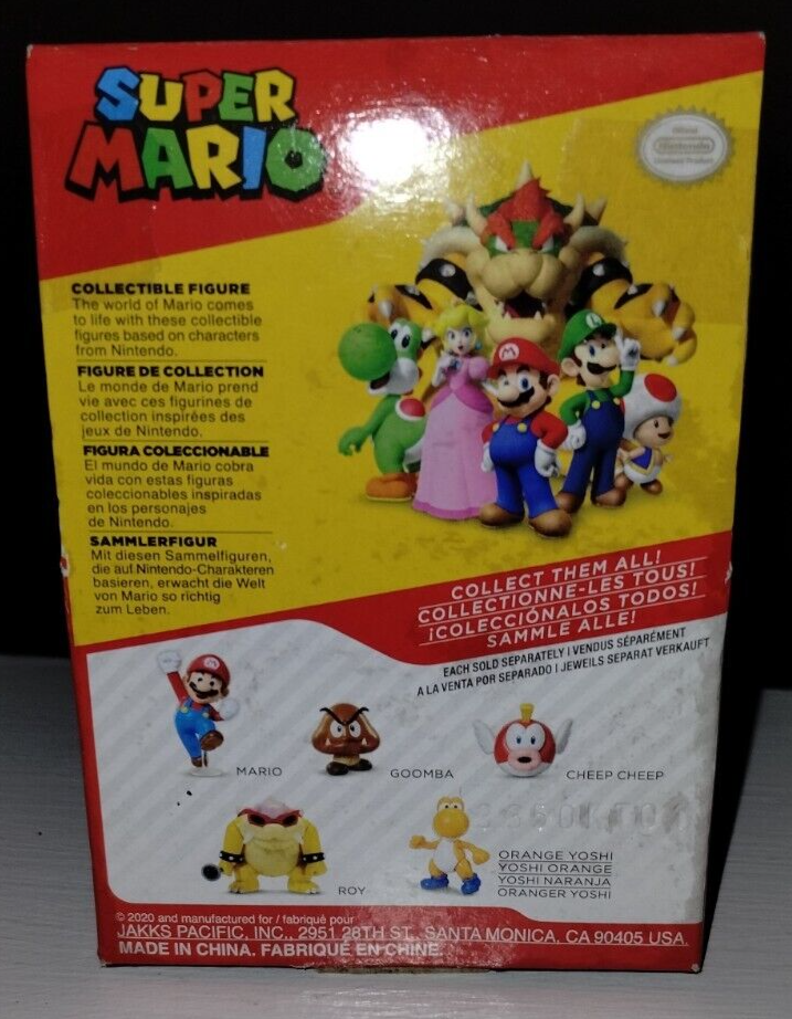 Super Mario Action Figure 2.5 Inch Cheep Cheep (Checklane Packaging)