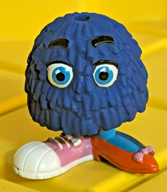 McDonalds Blue Fry Guy/Girl Happy Meal Toy 2 Inch Figure 1989