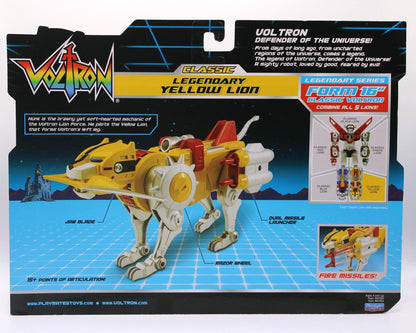 Voltron Legendary Yellow Lion Hunk Action Figure 40th Anniversary Playmates