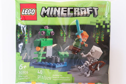 LEGO Minecraft The Lush Cave Fight 40 Pieces 30705 Polybag New Sealed