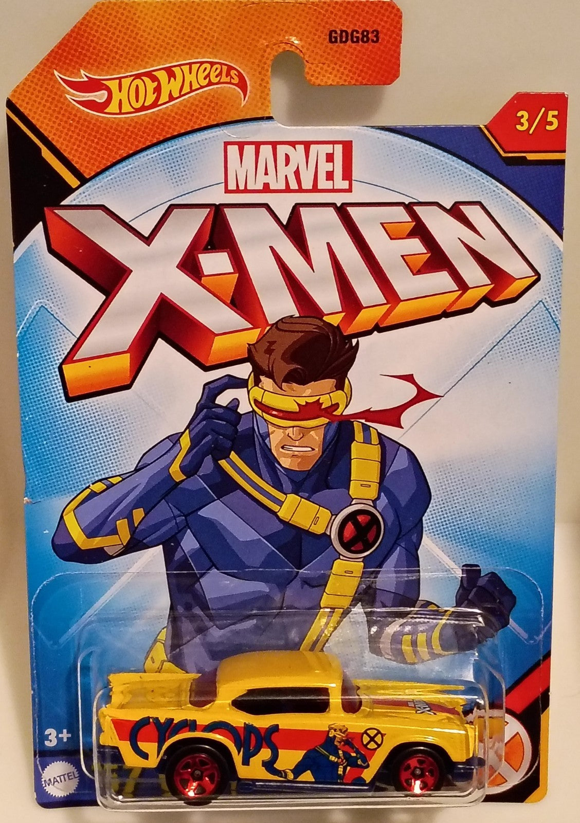 Hot Wheels 2021 X-Men Set Marvel 4 Cars Wolverine, Cyclops, Professor X, Magneto