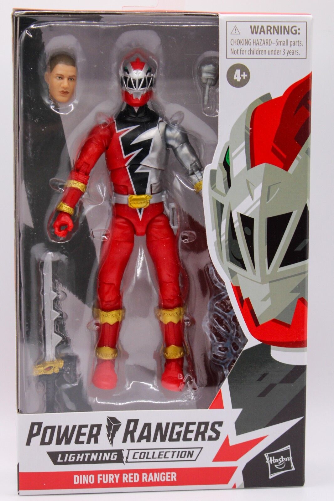 Power Rangers Dino Fury Red Ranger Lightning Collection 6 Inch Action Figure
