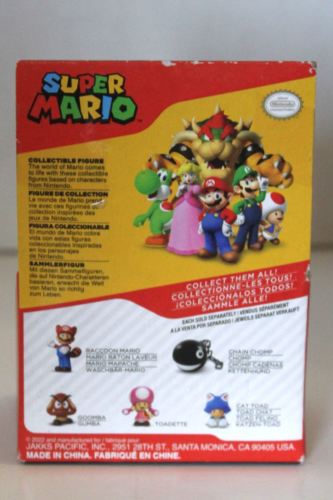 Jakks Pacific Super Mario 2 Inch Toadette  Action Figure (Checklane Packaging)