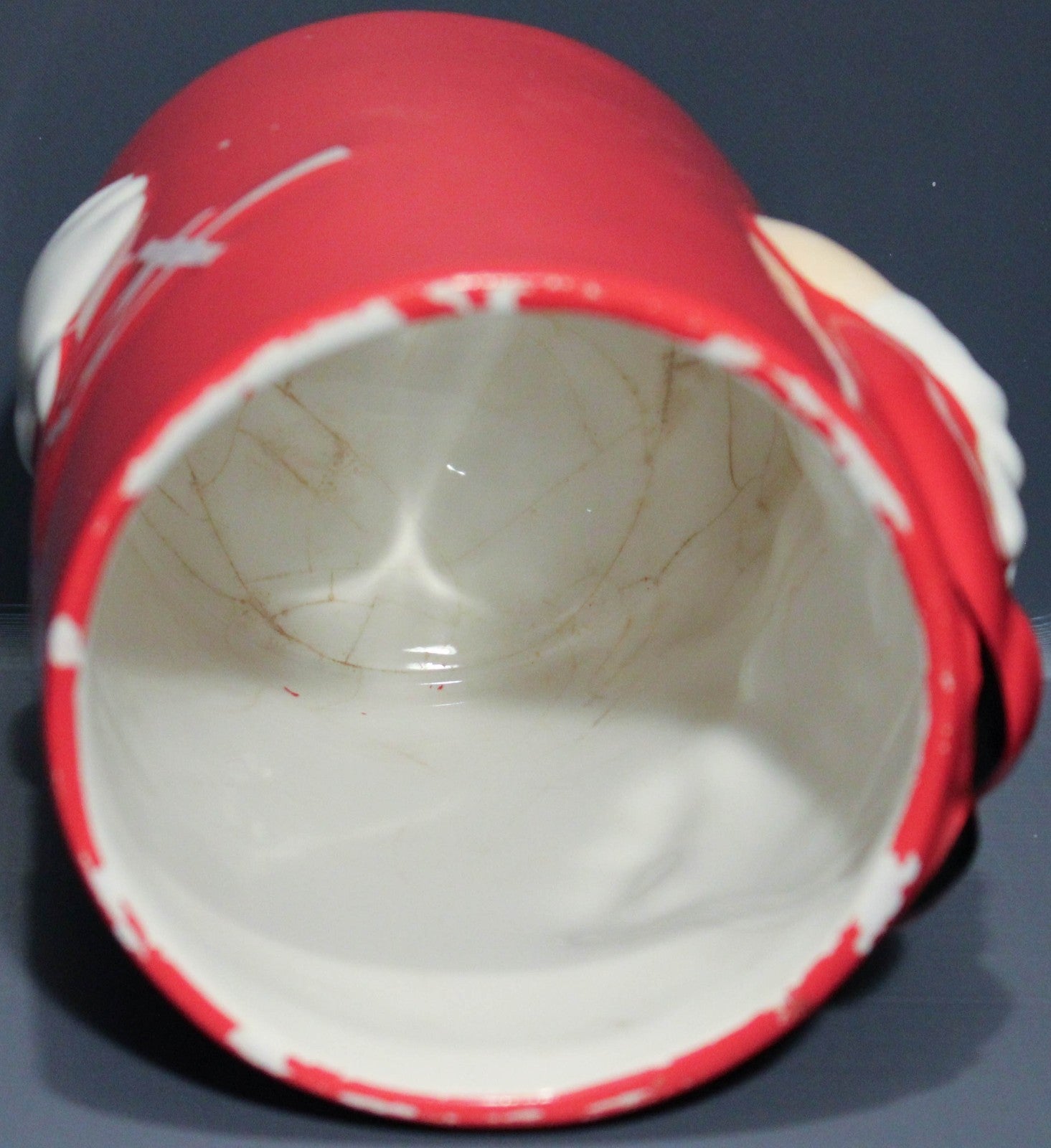 M&M Mars Inc Red Ceramic Canister Candy Cookie Jar By Galerie 2002 Collectible 