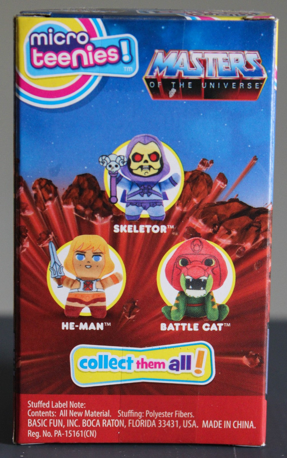 Micro Teenies Skeletor Masters of the Universe MOTU Small Plush Toy