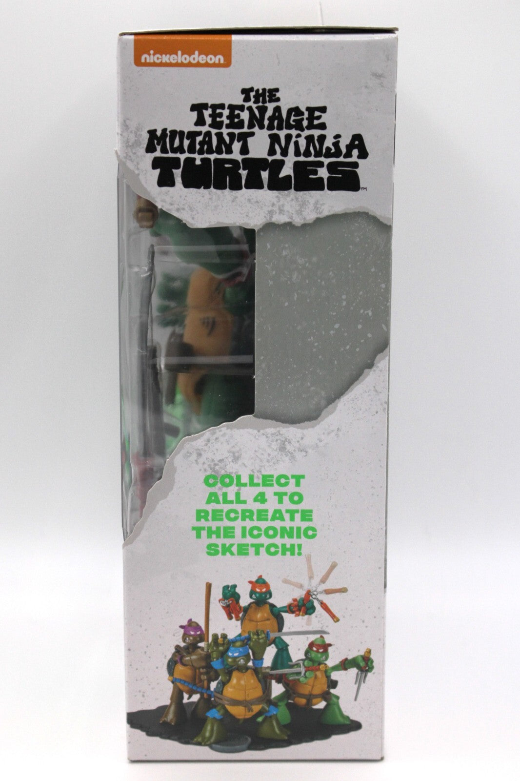 40 Years of Teenage Mutant Ninja Turtles Original Sketch Set of 4 Action Figures