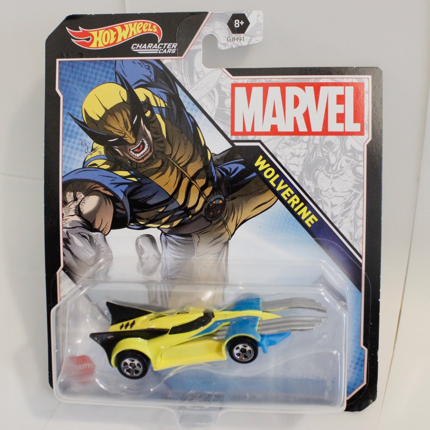 Lot Of 5 Marvel Hot Wheels Comic Version Avengers Characters Cars Hulk Wolverine