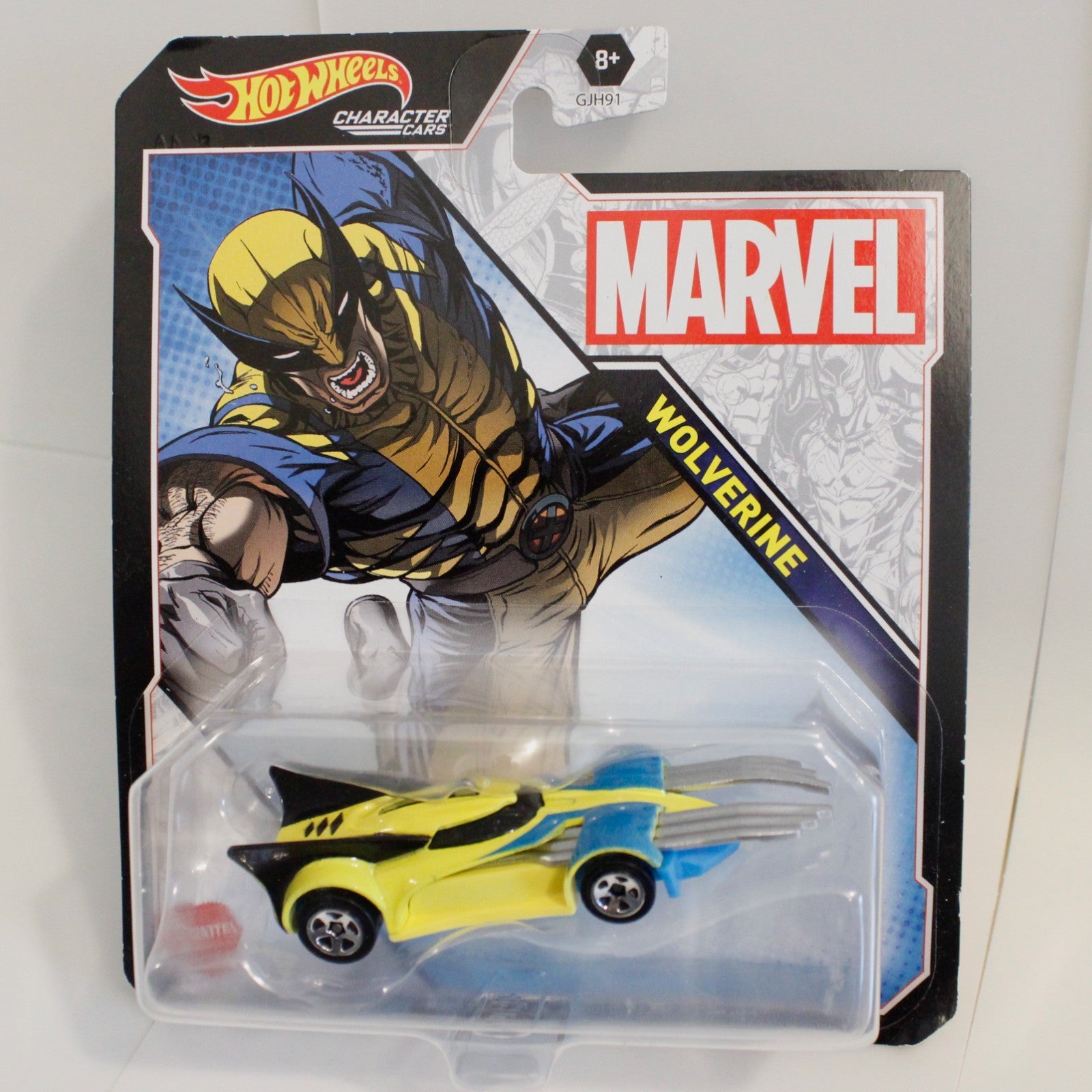 Lot Of 5 Marvel Hot Wheels Comic Version Avengers Characters Cars Hulk Wolverine