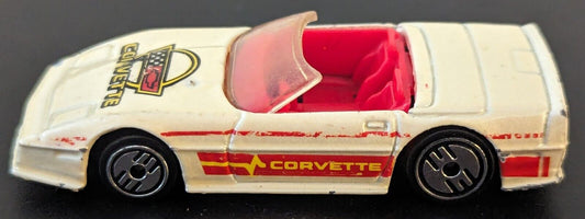 Hot Wheels Corvette Custom White Ultra Hots 1988  Loose Gently Played With