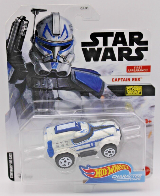 Hot Wheels Captain Rex Character Cars Star Wars Clone Wars First Appearance 2020