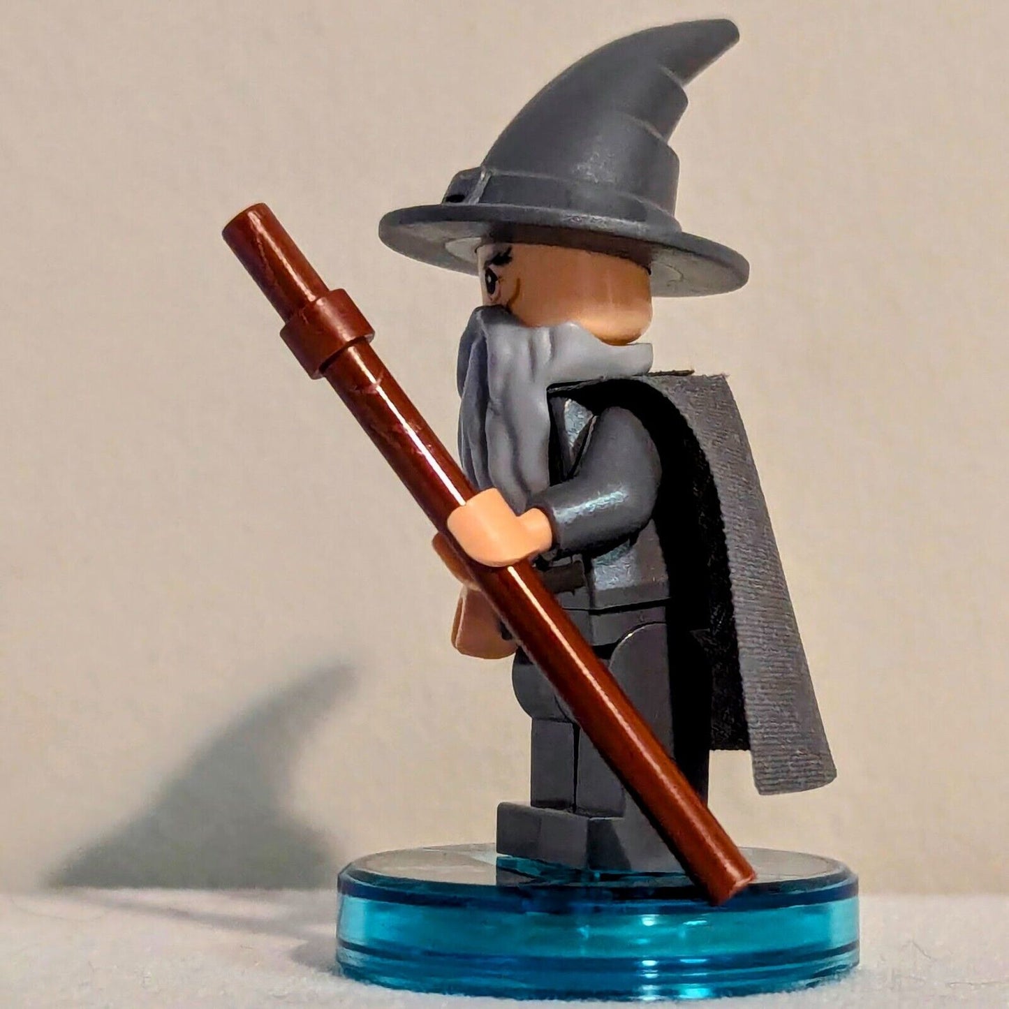 LEGO Dimensions Gandalf Minifigure Staff, Cape, & Disc - Opened for Verification