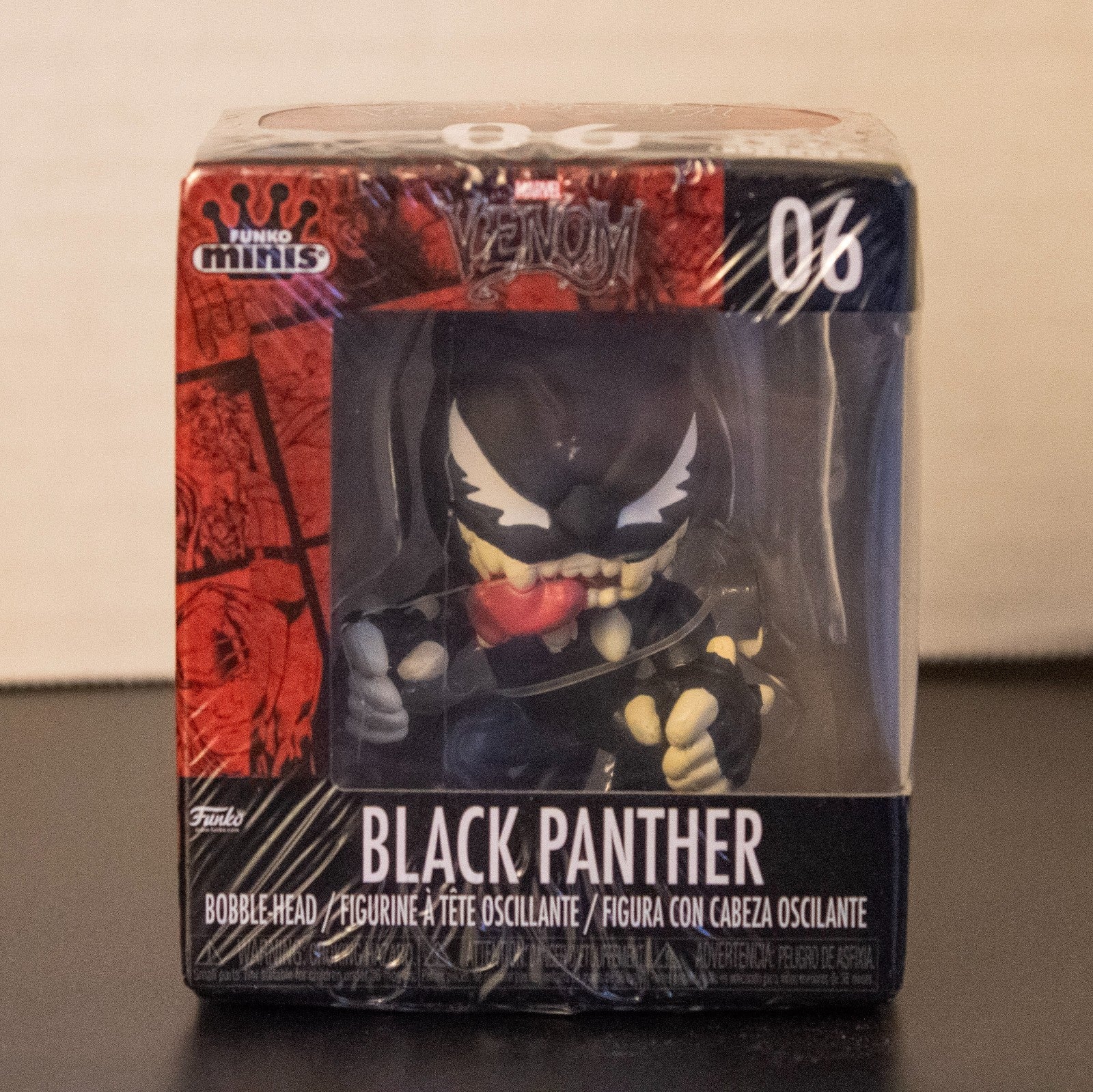 Funko Marvel Venom Minis Iron Man Black Panther Groot Vinyl Figures Set of 4