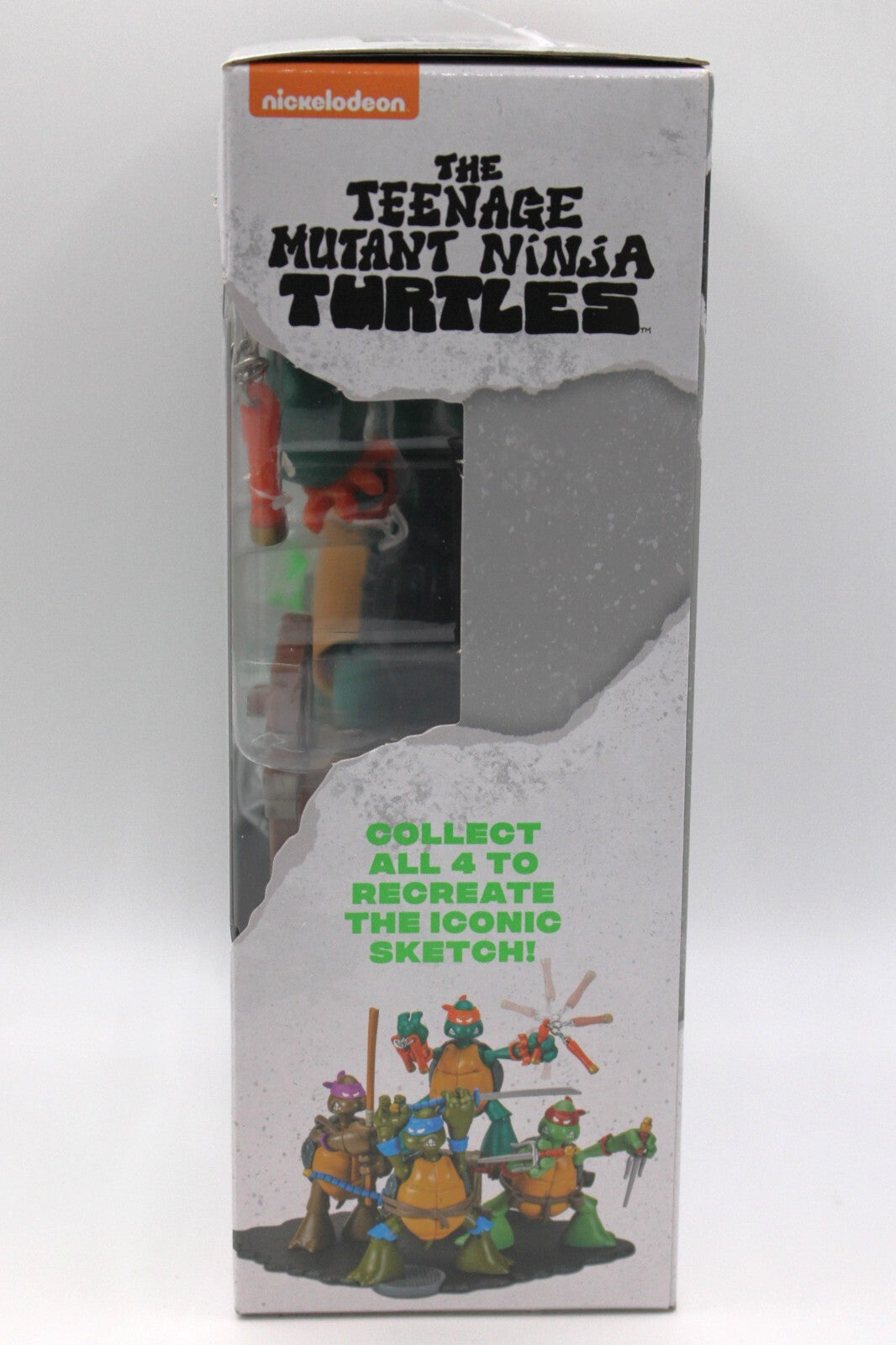 40 Years of Teenage Mutant Ninja Turtles Original Sketch Set of 4 Action Figures