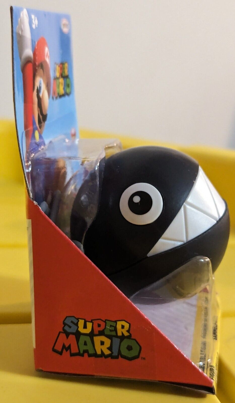 Super Mario Chain Chomp 2.5 inch Figures by JAKKS Pacific Checklane Packaging