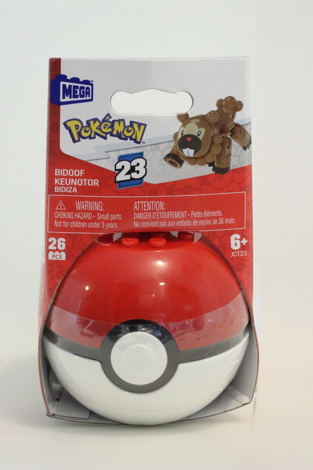 MEGA Construx Pokemon Srs 23 Lot of 5 Tinkatink Larvitar Fidough Wattrel Bidoof