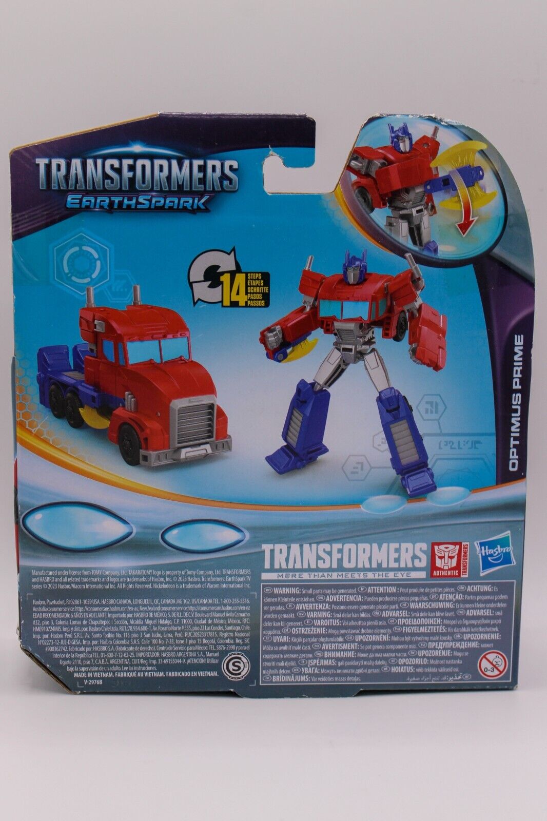 Transformers EarthSpark Warrior Class Optimus Prime Action Figure