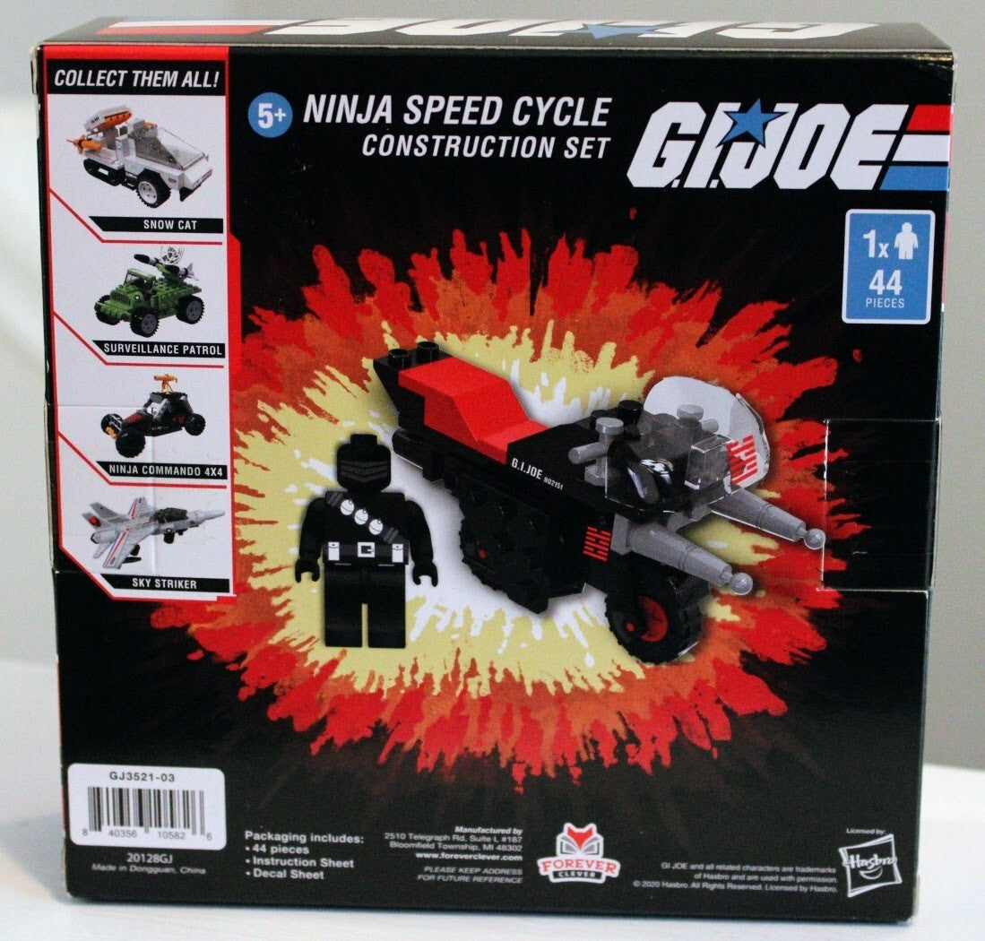 Forever Clever 3 GI Joe Military Vehicle Construction Sets Building Kits