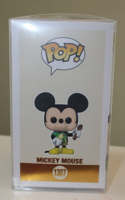 Funko Pop! Disney - Walt Disney World 50th Aloha Mickey Mouse 1307 w Protector