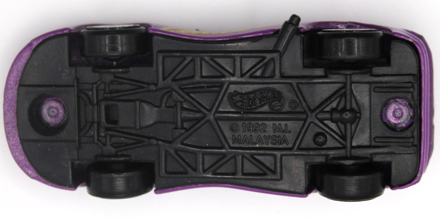 1992 Hot Wheels Ultra Hots Purple Chevrolet Camaro Z-28 Stock Car 1:64 Diecast 