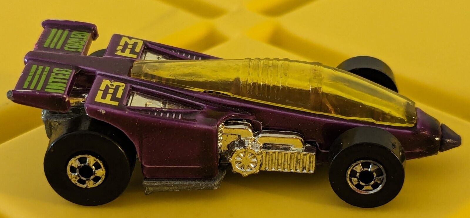 Hot Wheels Inter Cooled F3 Indy Car Shadow Jet Malaysia 1987 Purple [HW24]