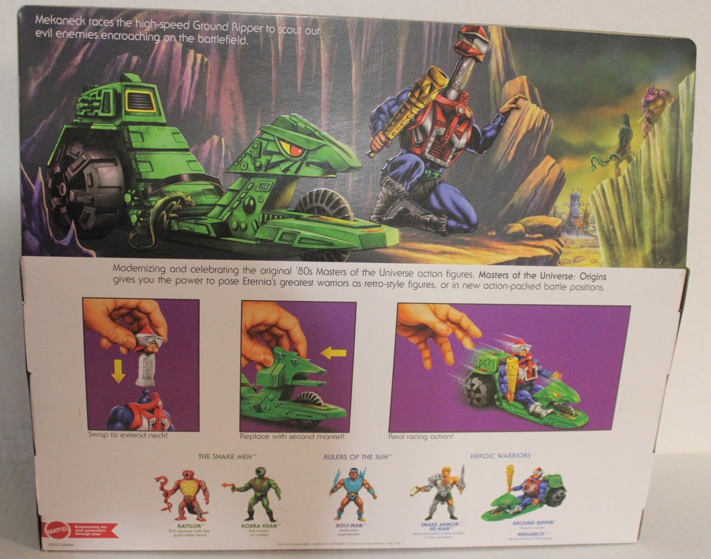 2022 Mattel MOTU Origins Mekaneck and Ground Ripper MIB Masters of the Universe