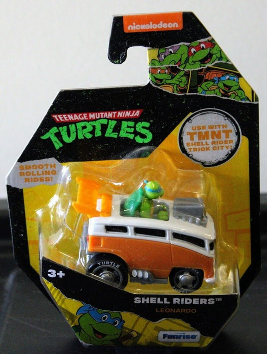 2023 Orange & White TMNT Shell Riders Leonardo Van MOC