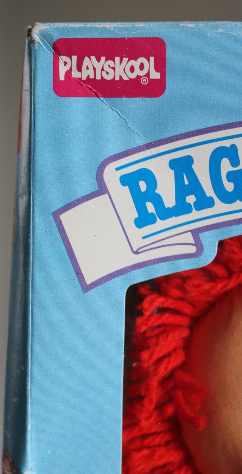 1989 Baby Raggedy Andy The Original Doll With a Heart Playskool 8 Inch Doll