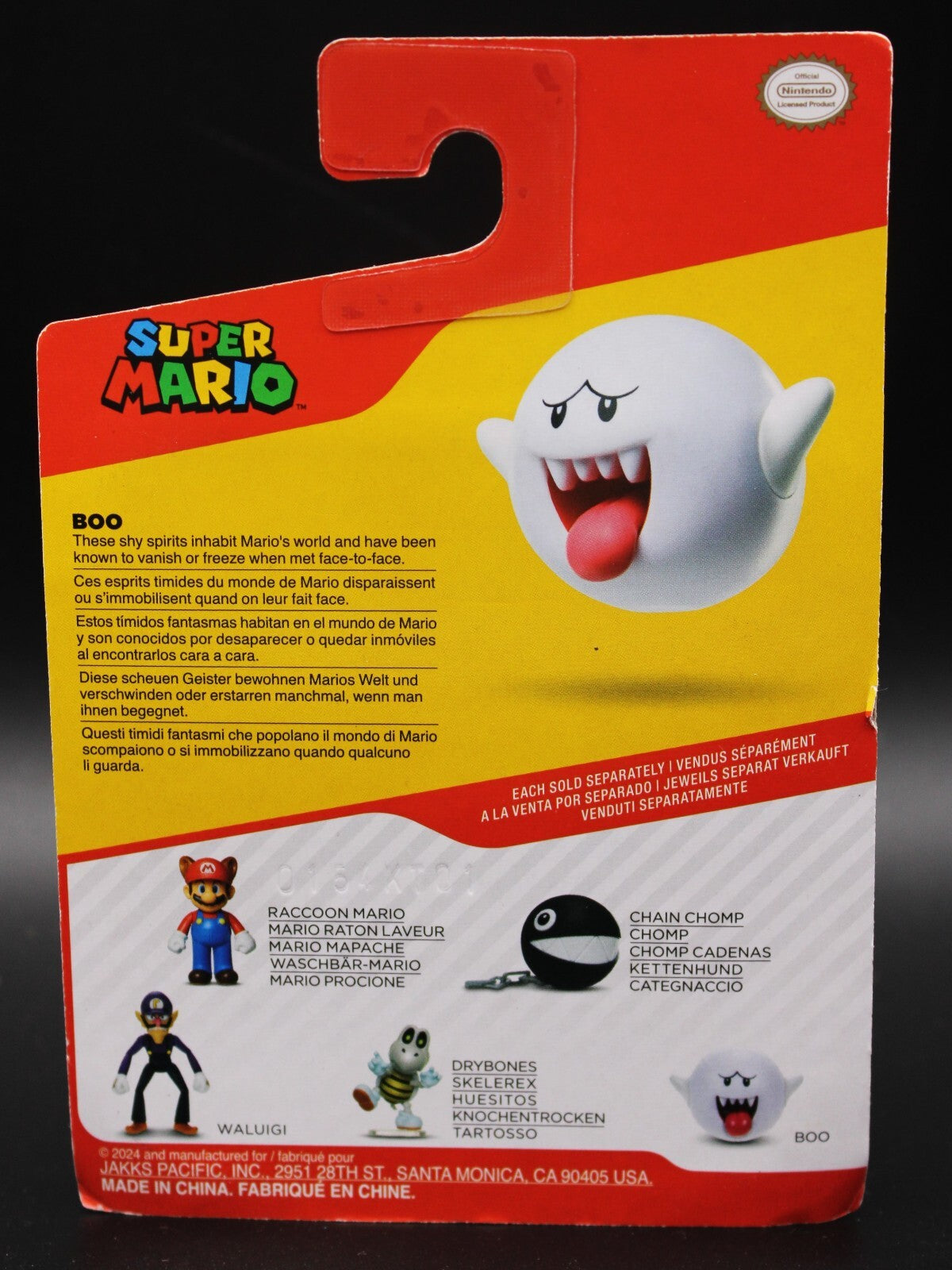 Jakks Pacific World of Nintendo Super Mario Boo 2.5 Inch Mini-Figure