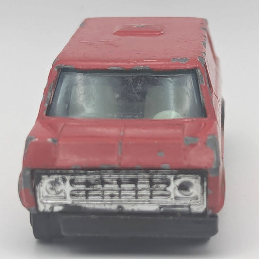 Vintage Red Van With Graphics Die Cast 1981 Universal Studios No. 1501