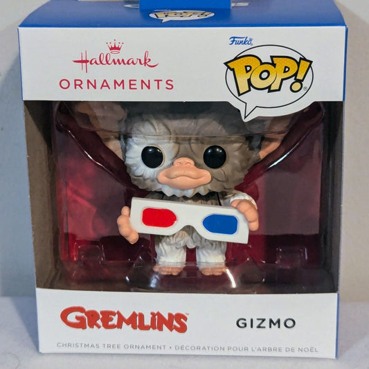 2022 Hallmark Christmas Tree Ornament Funko Pop! Gremlins Gizmo with 3D Glasses