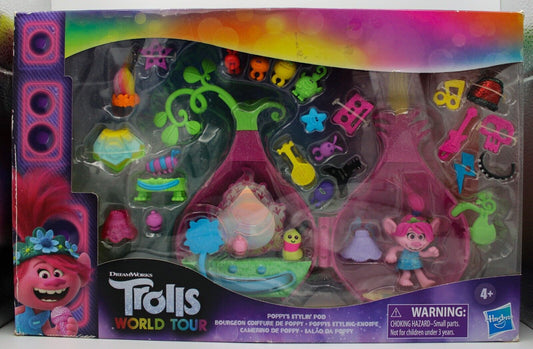 DreamWorks Trolls World Tour Poppy's Stylin' Pod Playset w Poppy Fig (Shelfwear)