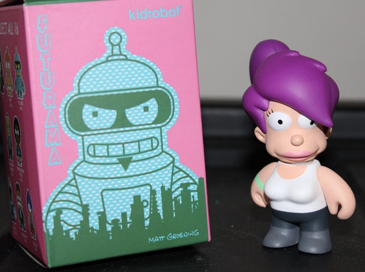 2 Eyed Leela Futurama Kidrobot Good News Everyone Series 3" Mystery Vinyl Figure