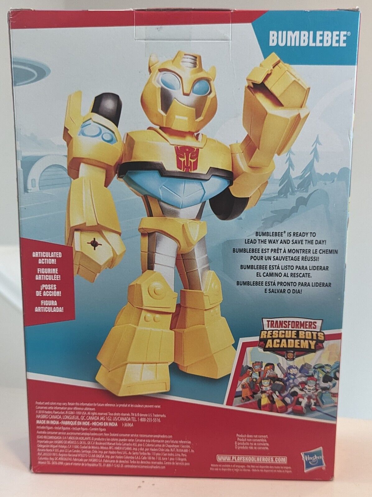 Transformers Rescue Bots Academy Mega Mighties Bumblebee 10-inch Action Figure