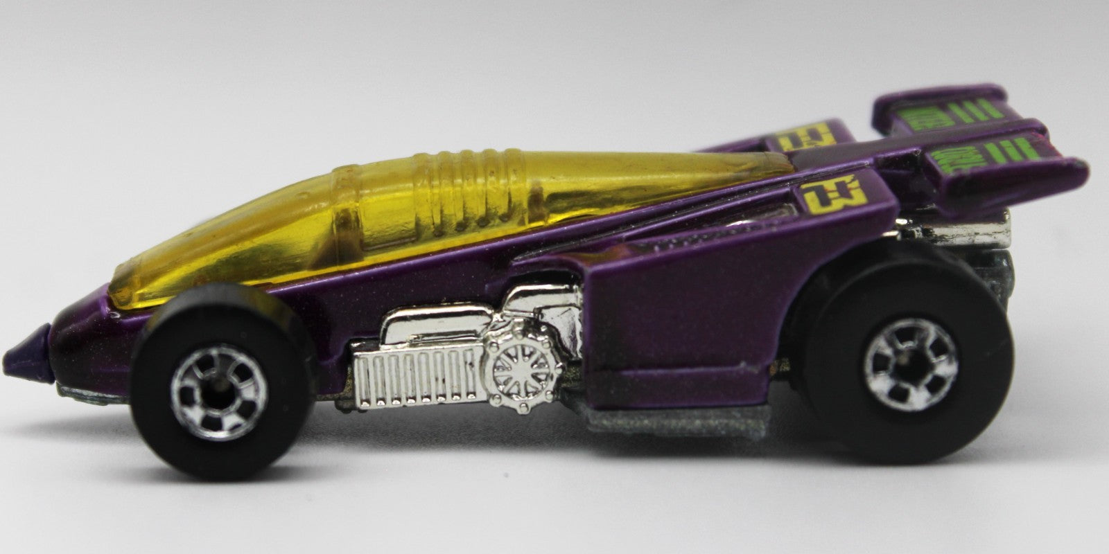 Hot Wheels Blackwalls 1987 Shadow Jet Intercooled Purple Diecast