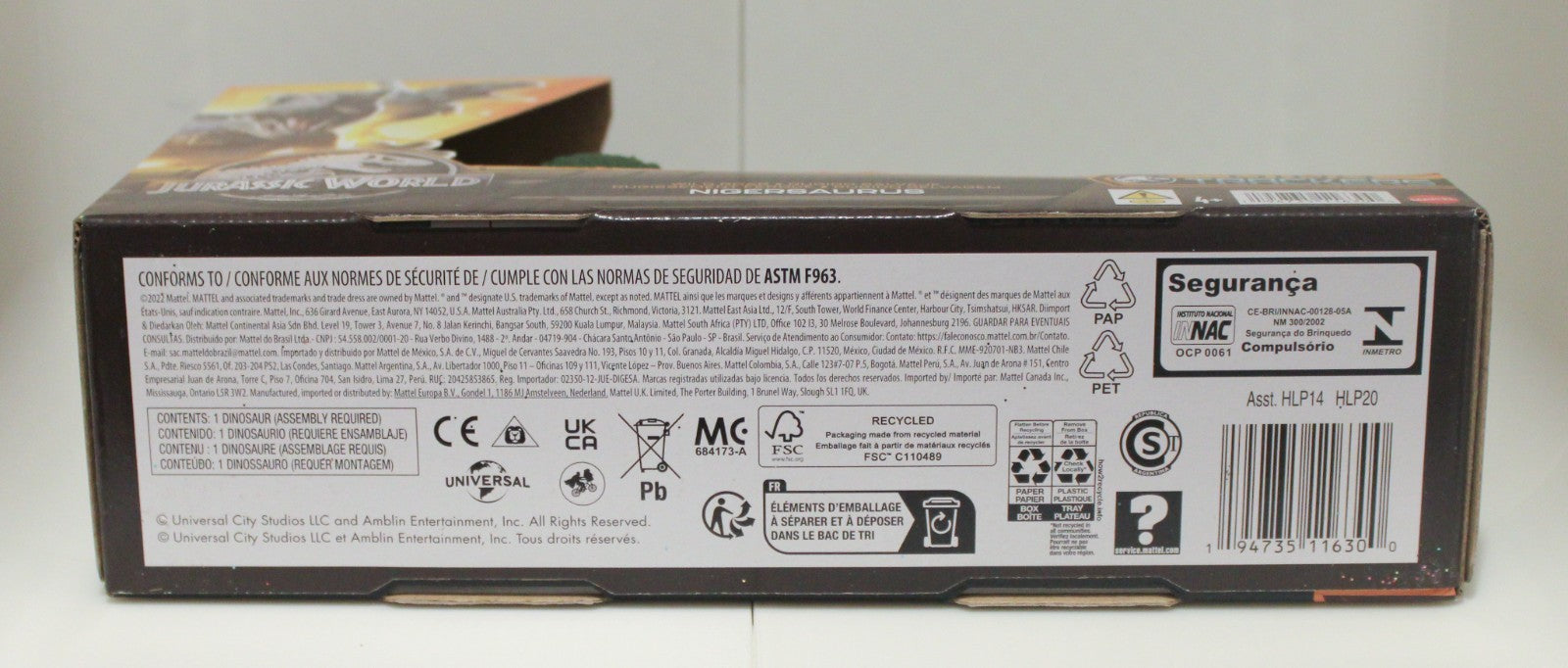 Jurassic World (Park) Dino Trackers Wild Roar Nigersaurus Action Figure