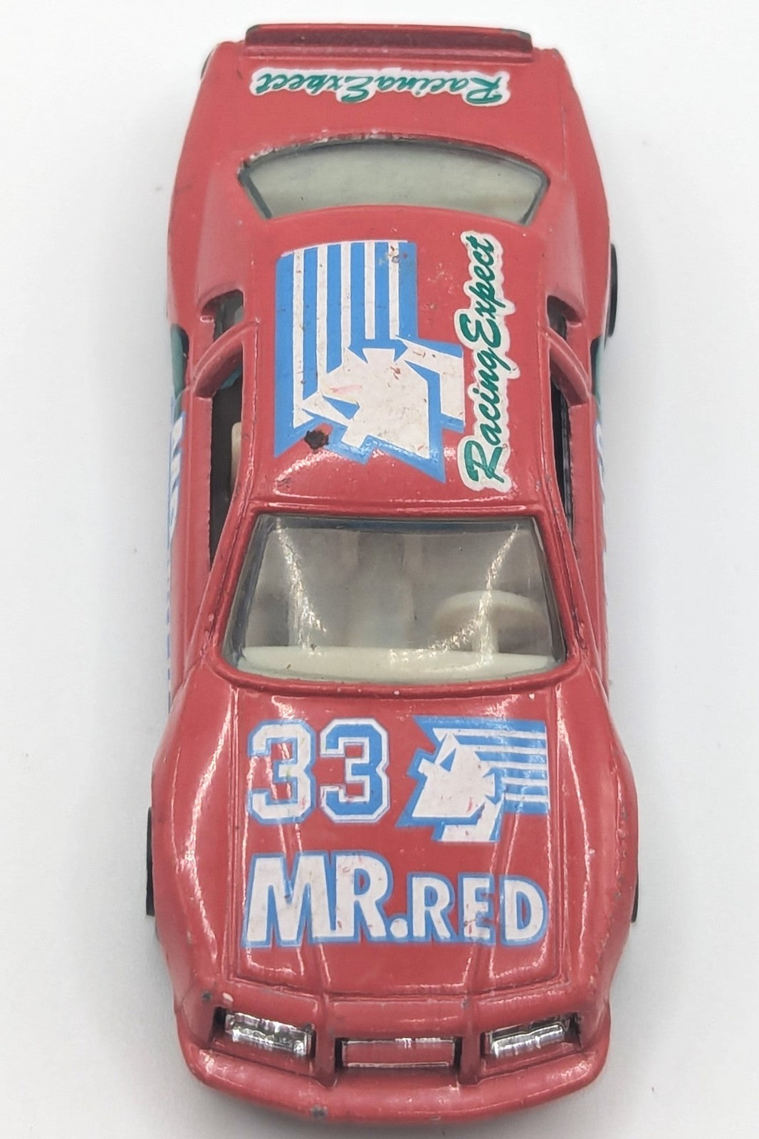 Vintage 1980's Era Ford Thunderbird Stock Car #33 Mr. Red 1:64 Scale Diecast HTF