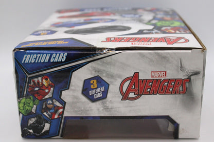 Avengers Black Panther Captain America Iron Man Marvel Friction Cars
