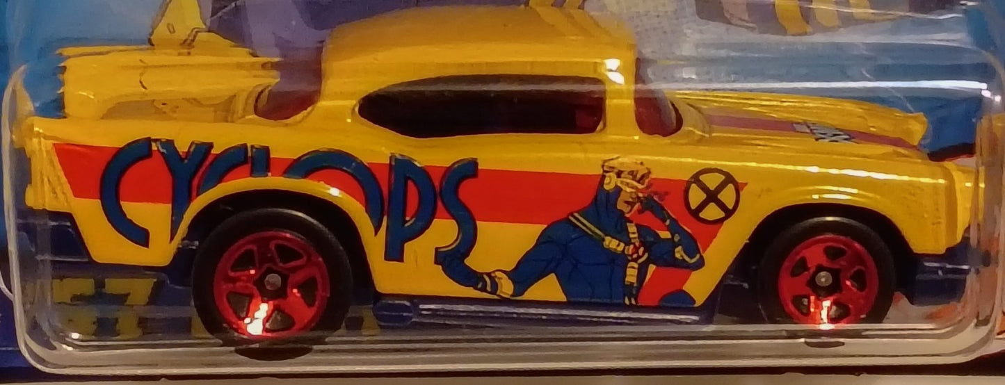 Hot Wheels 2021 X-Men Set Marvel 4 Cars Wolverine, Cyclops, Professor X, Magneto