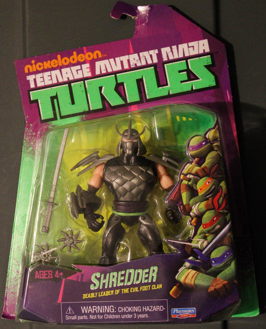 Teenage Mutant Ninja Turtles 2012 Shredder 4.5" Figure 2024 (Slight Pack Issue)