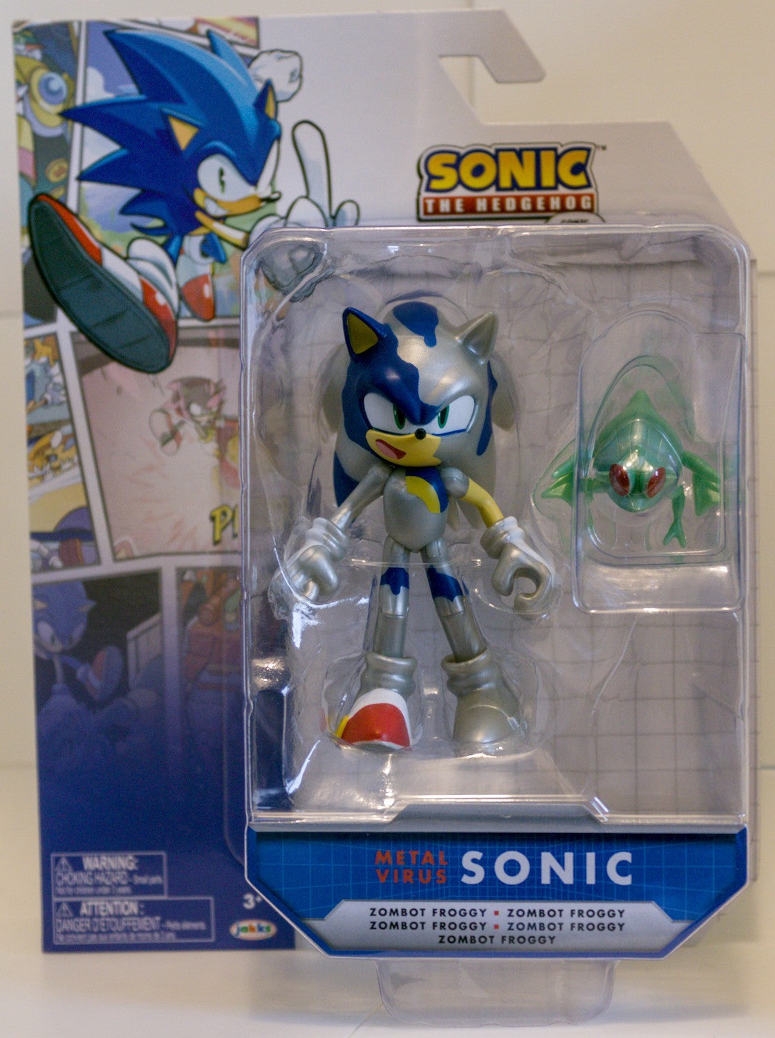 Sega - Metal Virus Sonic with Zombot Foggy - 4 Inch Action Figure Jakks Pacific